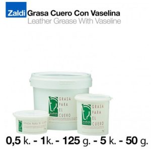 Grasa Cuero Con Vaselina Zaldi 500 g