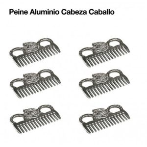 Peine Aluminio Cabeza Caballo
