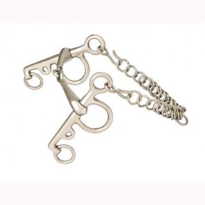 Bocado Pelham partido giratorio 12.5 cm