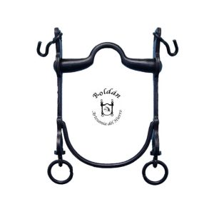 Bocado Vaquero Embocadura Asa Caldera Mediana Movible Pavonado