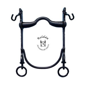 Bocado Vaquero Embocadura Inglesa Fijo Pavonado