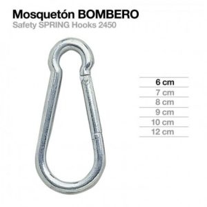 Mosqueton Bombero Galvanizado