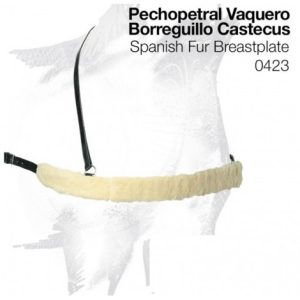 Pechopetral Vaquero Borreguillo Castecus Negro