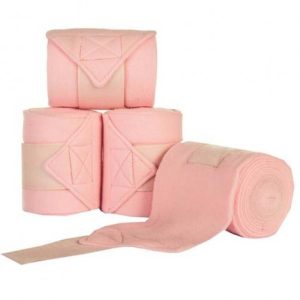 Vendas De Fibra Polar, Juego De 4 Rosa